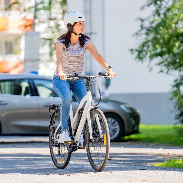 FitNord Ava 200 Elcykel, vit (540 Wh batteri) 14