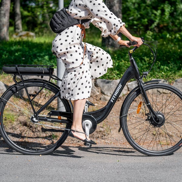 FitNord Classic 200 Elcykel, svart (540 Wh batteri) 3