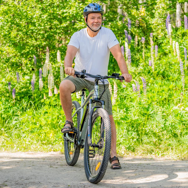 FitNord Ranger 200 Elmountainbike, mintgrön (540 Wh batteri)  med ytterligare ett års garanti 3