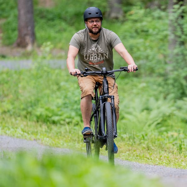 FitNord Ranger 500 Elmountainbike, svart (630 Wh batteri)  med ytterligare ett års garanti 9