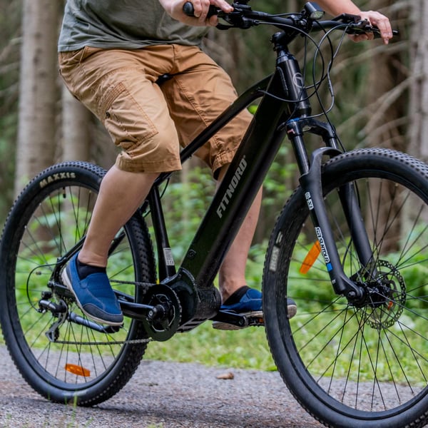 FitNord Ranger 500 Elmountainbike, svart (630 Wh batteri)  med ytterligare ett års garanti 8