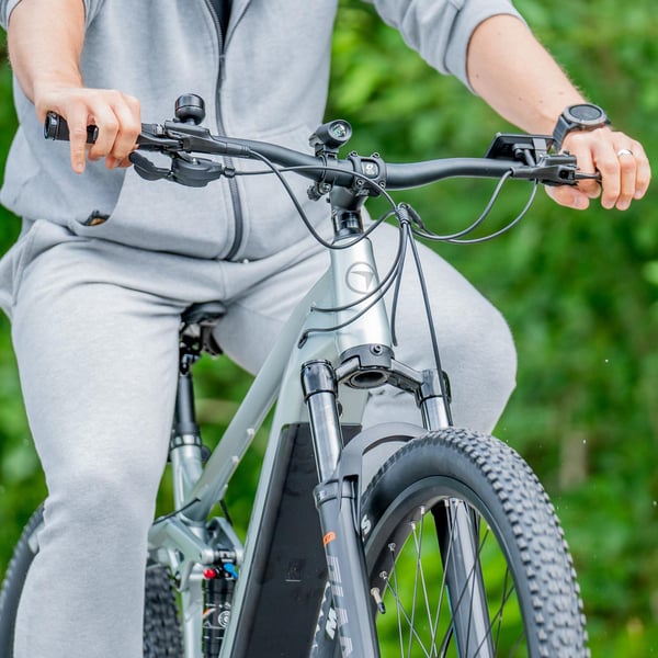 FitNord Ranger 700FS heldämpad Elmountainbike, mintgrön (720 Wh batteri) 19