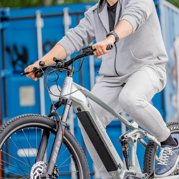 FitNord Ranger 700FS heldämpad Elmountainbike, mintgrön (720 Wh batteri) 21