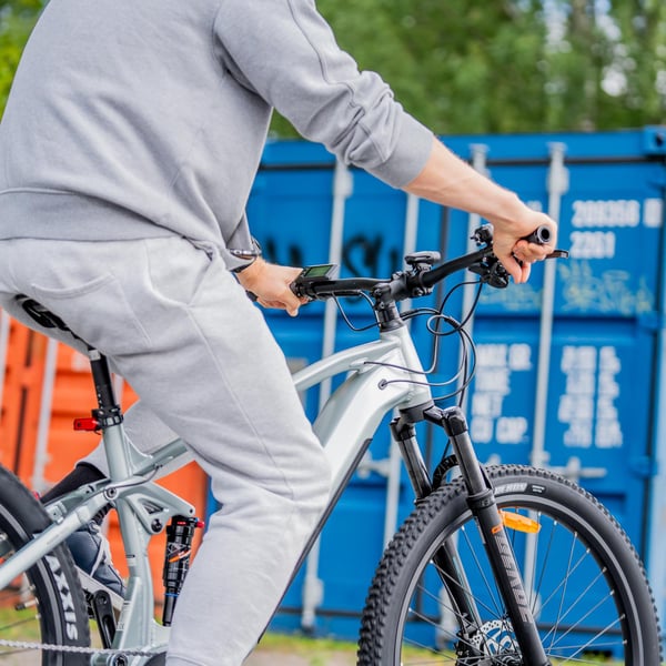 FitNord Ranger 700FS heldämpad Elmountainbike, mintgrön (720 Wh batteri) 22