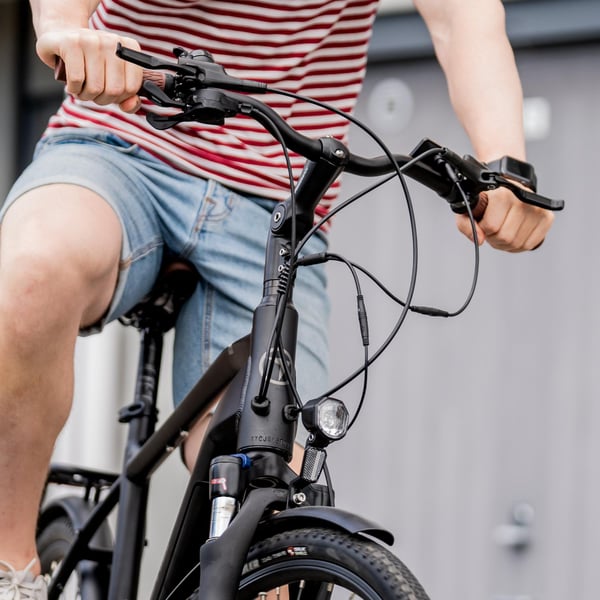FitNord Venture 700 Elcykel, svart (720 Wh batteri)  med ytterligare ett års garanti 14