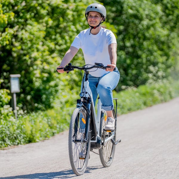 FitNord Ava 700 Elcykel, vit (720 Wh batteri)  med ytterligare ett års garanti 2