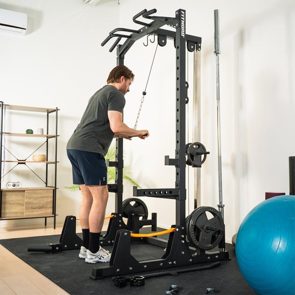 FitNord Half Rack 500 med över- och underdrag 2