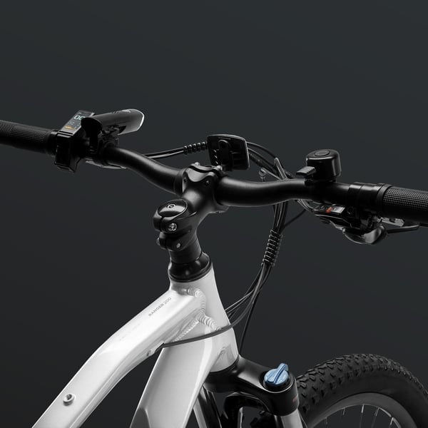 FitNord Ranger 200 Elmountainbike 2024, silver (540 Wh batteri) 12
