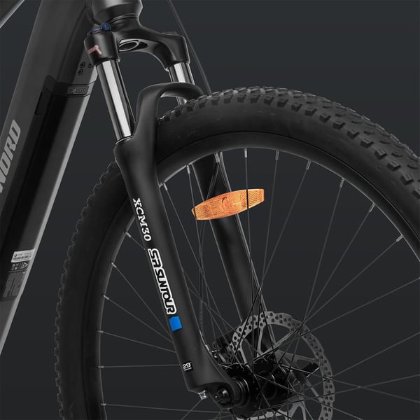 FitNord Ranger 300 Elmountainbike 2024, svart (720 Wh batteri) 13