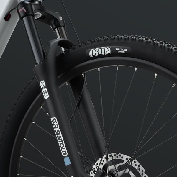 FitNord Ranger 500 Elmountainbike 2024, silver (612 Wh batteri) 7