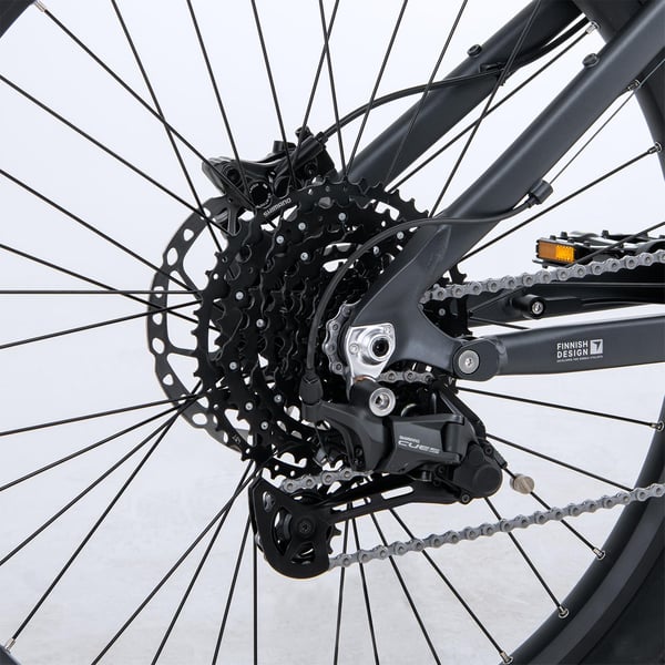 FitNord Ranger 700FS Elmountaincykel G2, svart 13