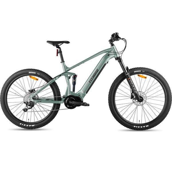 FitNord Ranger 700FS heldämpad Elmountainbike, mintgrön (720 Wh batteri) 1