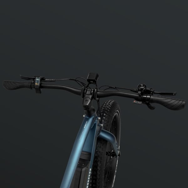 FitNord Rumble 300 Elfatbike 2024, blå (720 Wh batteri) 11
