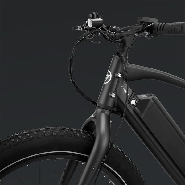 FitNord Rumble 500 Elfatbike 2024, svart (720 Wh batteri) 12