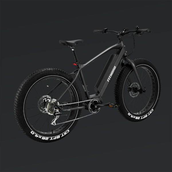 FitNord Rumble 500 Elfatbike 2024, svart (720 Wh batteri) 11