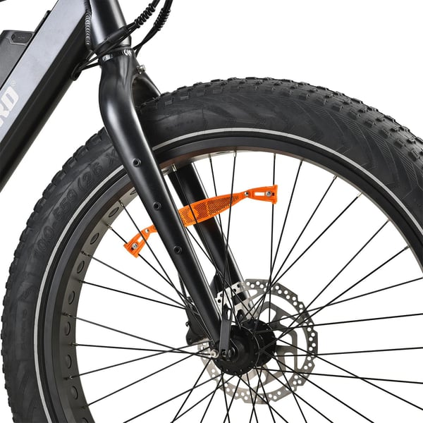 FitNord Rumble 500 Elfatbike, svart (720 Wh batteri)  med ytterligare ett års garanti 8