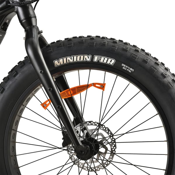 FitNord Rumble 900 Elfatbike, svart (882 Wh batteri)  med ytterligare ett års garanti 8