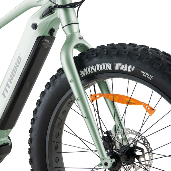 FitNord Rumble 900 Elfatbike, mintgrön (882 Wh batteri)  med ytterligare ett års garanti 10