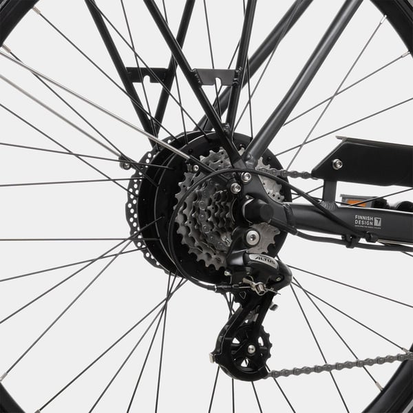 FitNord Venture 300 Elcykel 2024, svart (720 Wh batteri) 7