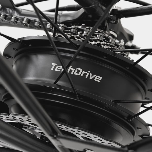 FitNord Venture 300 Elcykel 2024, svart (720 Wh batteri) 8