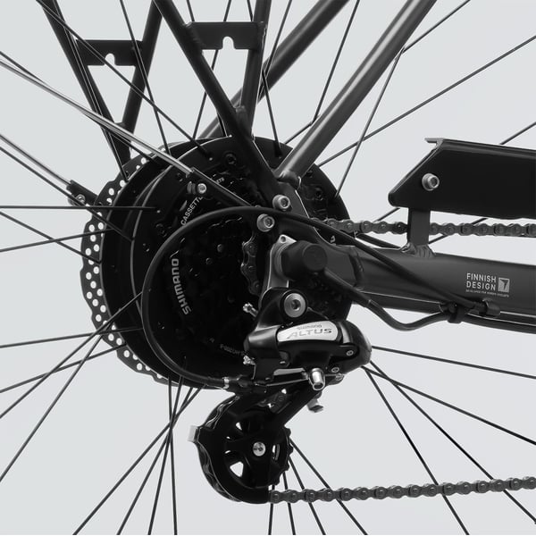 FitNord Venture 300 Elcykel G2, svart 10