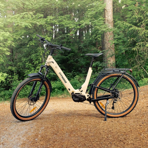 FitNord Venture 700FS DesertMax Elcykel, matt sand, Ram 48 cm, däck 27,5", batteri 720 Wh 2