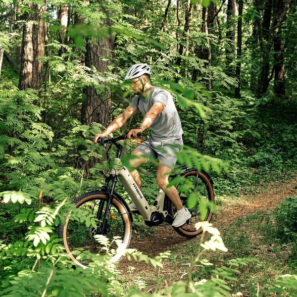 FitNord Venture 700FS DesertMax Elcykel, matt sand, Ram 48 cm, däck 27,5", batteri 720 Wh 10