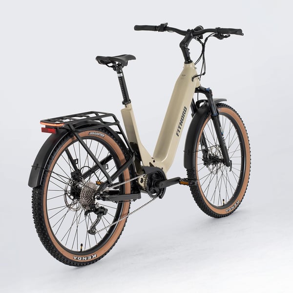 FitNord Venture 700FS DesertMax Elcykel, matt sand, Ram 48 cm, däck 27,5", batteri 720 Wh 5