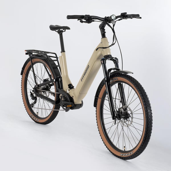 FitNord Venture 700FS DesertMax Elcykel, matt sand, Ram 48 cm, däck 27,5", batteri 720 Wh 3