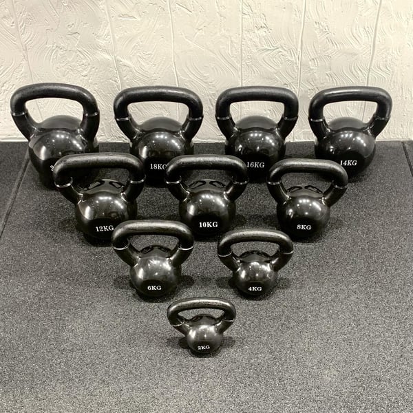FitNord Vinylbelagd Kettlebell 20 kg 2