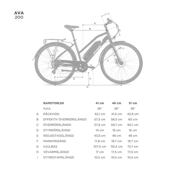 FitNord Ava 200 Elcykel 2024, svart (540 Wh batteri) 9