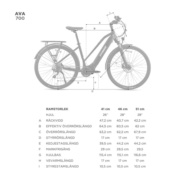 FitNord Ava 700 Elcykel, röd (720 Wh batteri)  med ytterligare ett års garanti 12