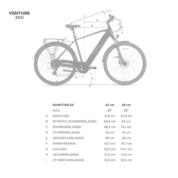 FitNord Venture 300 Elcykel 2024, svart (720 Wh batteri) 10
