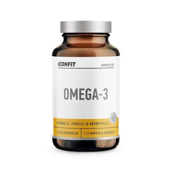 ICONFIT Omega 3 18/12 1000 mg, 60st — Omega-3-kapslar 1