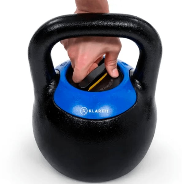 KLARFIT Justerbar Kettlebell 16-24 kg 2