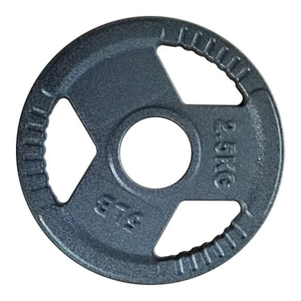 FitNord Viktskiva med grepp 30 mm, Gjutjärn 2,5 kg 1