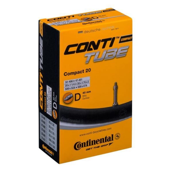 Innerslang 20" Continental 32/47-406/451, snabbventil 40 1