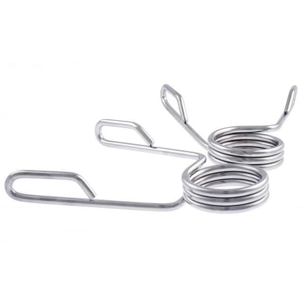 Fjäderlås för skivstång