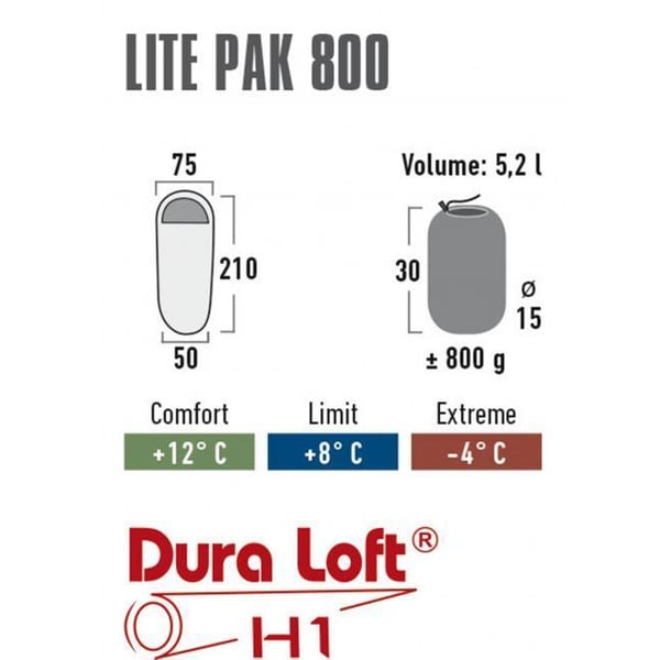High Peak Lite Pak 800 sovsäck