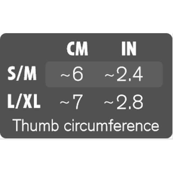 Rehband RX Tumstöd 1,5 mm, svart