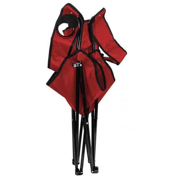 SportVida Hopfällbar campingstol med ryggstöd