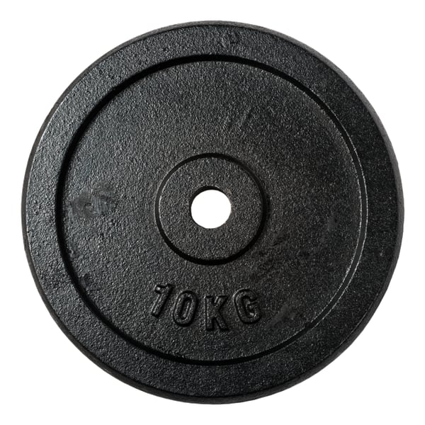 30 mm viktskiva 10 kg, gjutjärn, FitNord