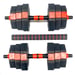 FitNord Justerbart Hantel- och Pump-set, Vinyl 20 kg 1