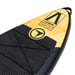 FitNord Aqua Leaf 340 SUP-brädset, Nordkapp (svart-gul), med kolfiberpaddel 3