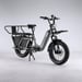 FitNord Cargo 350 Longtail Elcykel, grå 5