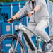 FitNord Ranger 700FS heldämpad Elmountainbike, mintgrön (720 Wh batteri) 21