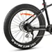 FitNord Rumble 500 Elfatbike, svart (720 Wh batteri)  med ytterligare ett års garanti 9