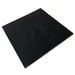 FitNord Gymgolv, gummi 1m x 1m x 15mm, svart 1