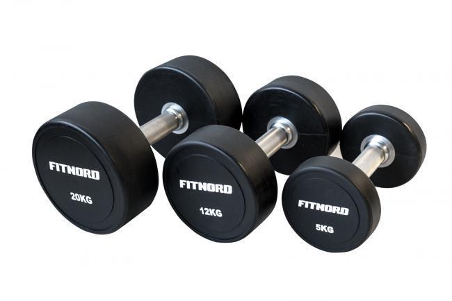 FitNord Diamond PU Hantlar 34 kg (par)