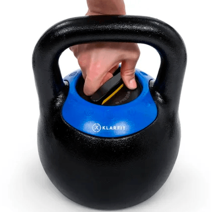 KLARFIT Justerbar Kettlebell 16-24 kg